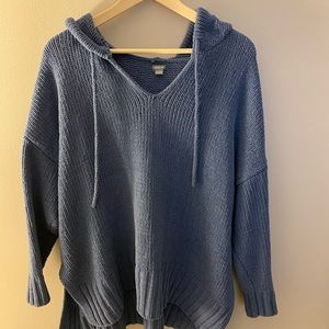 Aerie hoodie knit pullover